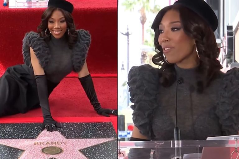 Star Brandy Brandy gets her star on the Hollywood Walk of Fame - South African Live